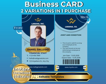 Plantilla de tarjeta de visita, paisaje, cuidado del césped, corte, bricolaje, editable, boda, tarjeta de invitación, con logotipo, diseño profesional PDF, PNG