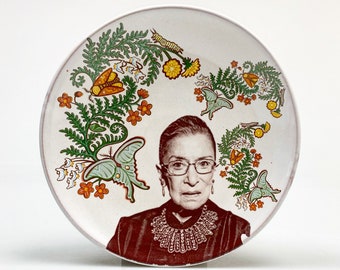 Ruth Bader Ginsburg plate