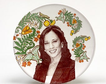 Kamala Harris plate