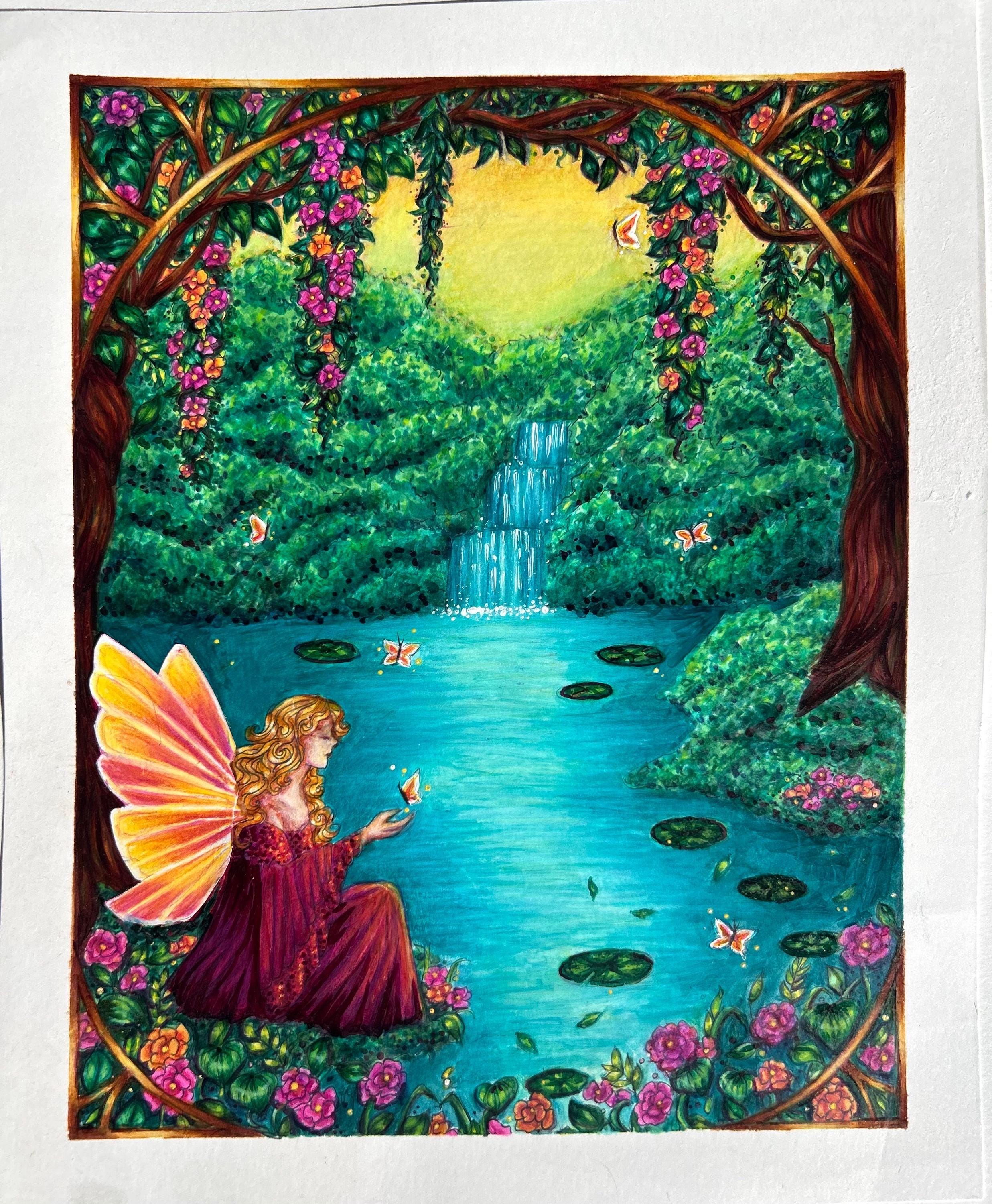 『Forest Fairy Healing.*』シーグラスアート Fairy Falls - Etsy