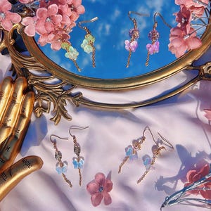 Dangly Butterfly Earrings