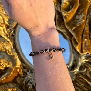 Vintage Midnight Kristall Armband