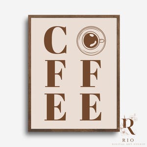 Arte de parede com café para imprimir, Arte para amantes de café, Arte de parede para cozinha, Impressão para cantinho do café, Decoração de parede para cozinha, Ambientes de café, Decoração para estação de café