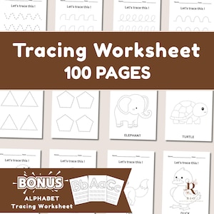 Preschool Line Tracing Worksheets, Lines Trace Pages Printable, Homeschool Busy Book, Kindergarten Curriculum Learning, Pre Handwriting