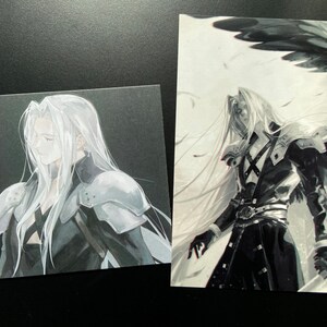 Sephiroth Postcard - Final Fantasy VII Fanart Print - One Winged Angel Gaming Stationery image 10