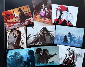 MDZS Untamed Grandmaster of Demonic Cultivation Art Print - MDZS Anime Postcard
