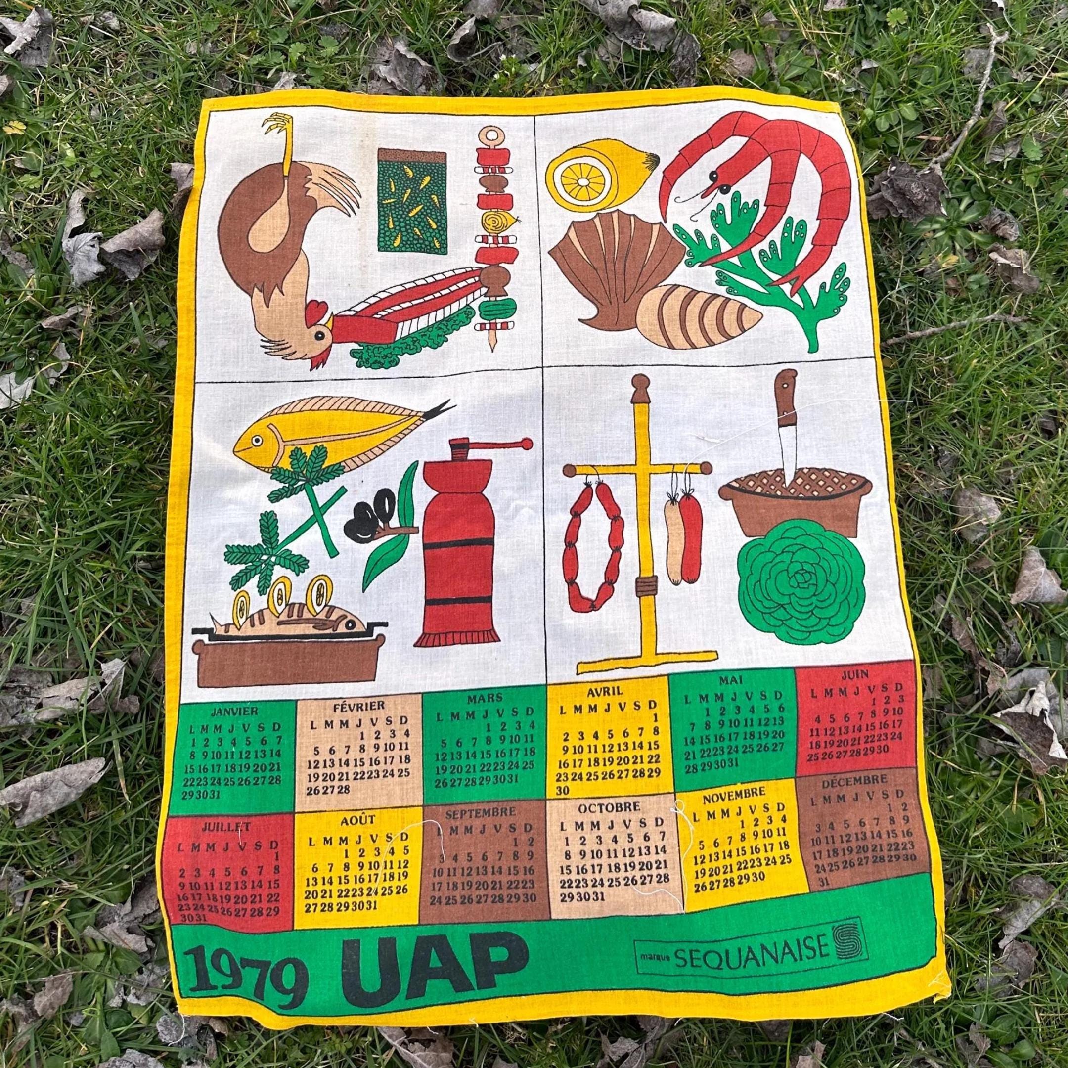 Retro Wall Calendar 1979 - Etsy