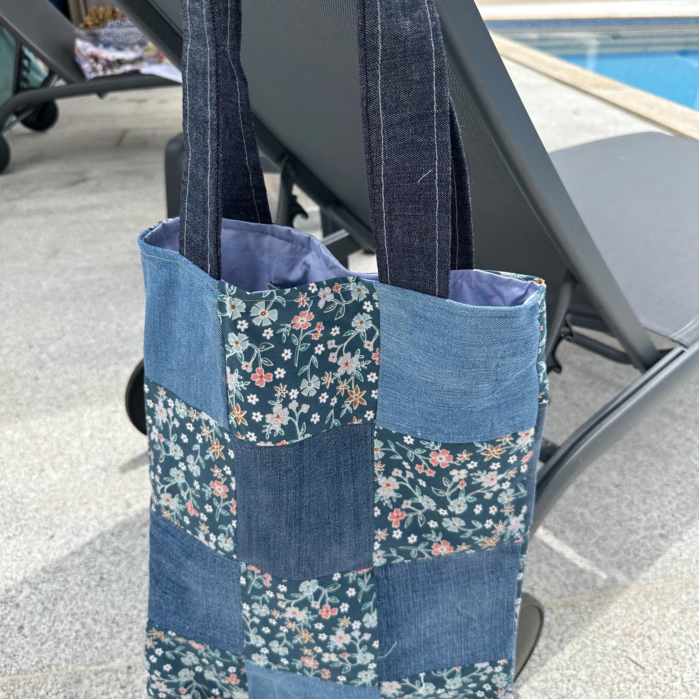 Tela Vaquera Bolsos De Jeans Artesanales Bolsa De Mezclilla