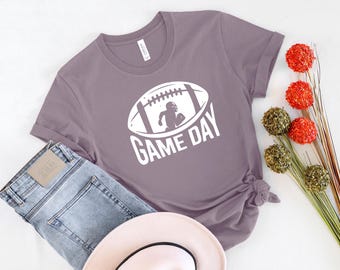 Game Day Football Tee: Bella Canvas Unisex Shirt