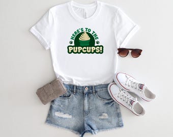 Pupcups Shirt: Gift for Dog Lovers - Bella Canvas Unisex