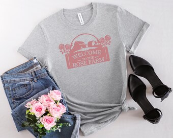 Rose Farm Bella Canvas Shirt: Modern Farmhouse Style