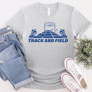 Track and Field Shirt, Custom Sweatshirt, Track and Field Mom, Track Athlete, Running Shirt, Bella Canvas, Unisex Shirt