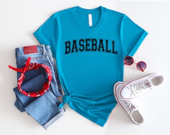 Varsity Baseball Shirt: Custom Bella Canvas Tee