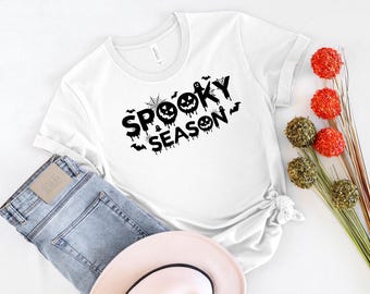 Spooky Season Shirt: Halloween Fall Bella Canvas Sweatshirt