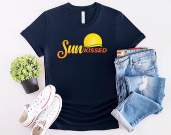 Sun Kissed Bella Canvas Shirt: Hot Summer Days Beach Tee