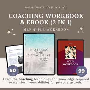 Mastering Habits: Ebook Canva Templates for Digital Planner and eBook - PLR & MRR Bundle