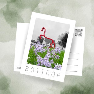 Postkarte Bottrop | #005 Rotes Pferd Bottrop,  Ruhrgebiet