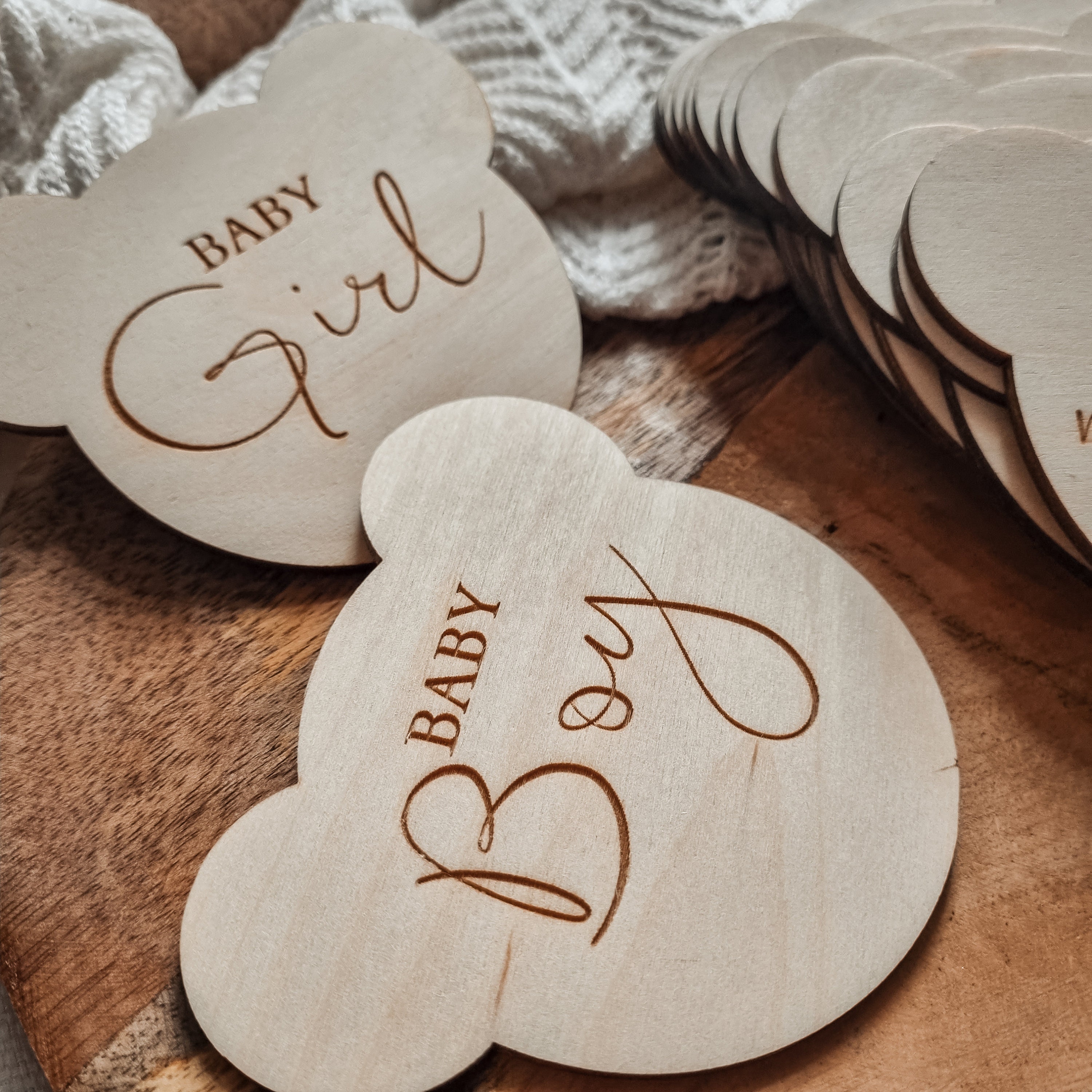 Teddy Bear Shaped Photo Props | Milestoneprops | Babymoments ...
