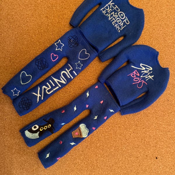 Kpop elf doll costume Christmas outfit for doll holiday helper clothes