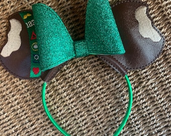 It’s cookie time Cookies Girl Scout Cookies headband Junior cadette brownie daisy mouse ears peanut butter cookie GS Cookie