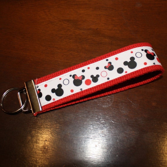 Magical Vacation Fabric Keyfob Wristlet - Mickey Mouse - Keychain - Disneyworld - Disneyland - Organization - Gift - Teacher - Women