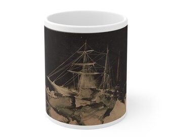 Endurance Ship Ceramic Mug, Shackleton Antarctic Expedition, Explorer Gift