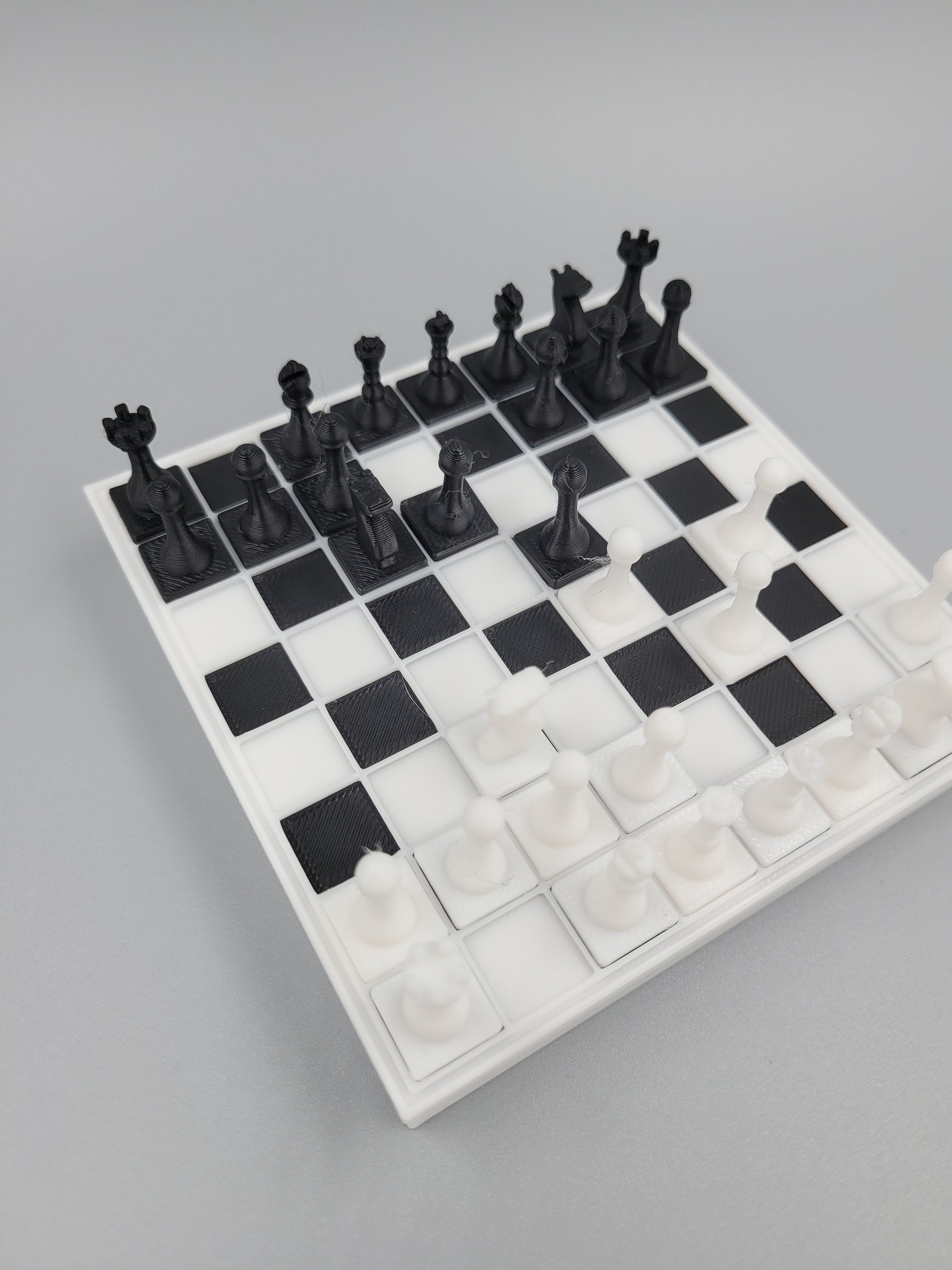Travel Chess - Small, Portable Chess and Checkers Set - Etsy