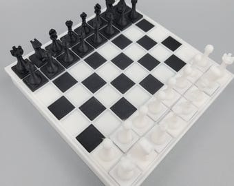 Travel Chess - Small, Portable Chess and Checkers Set