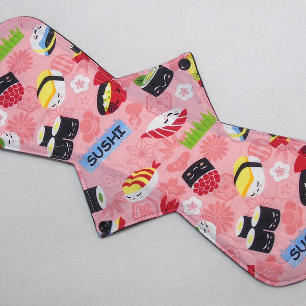 14.5" Heavy - Sushi - Reusable Cloth Menstrual Pad (14HC)