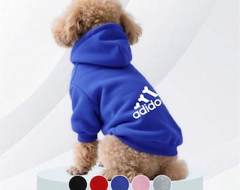 Sudadera con capucha para perros grandes / Sudadera deportiva con capucha para perros / Traje acogedor para perros grandes / Ropa elegante para mascotas
