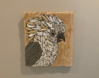 Fred the Cockatoo Mosaic wall art