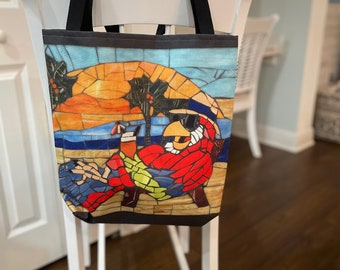 Fernando the parrot  canvas tote bag