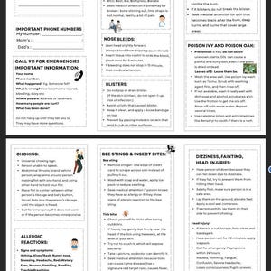 Basisbrochure EHBO, geweldig om kinderen les te geven + bouw een EHBO-doos!