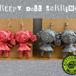 Creepy Doll Earrings