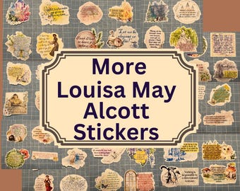 Más pegatinas de Louisa May Alcott