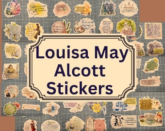 Pegatinas de Louisa May Alcott