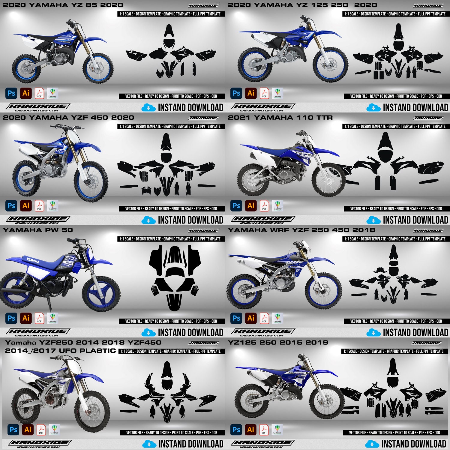 MotoTemplates - Etsy