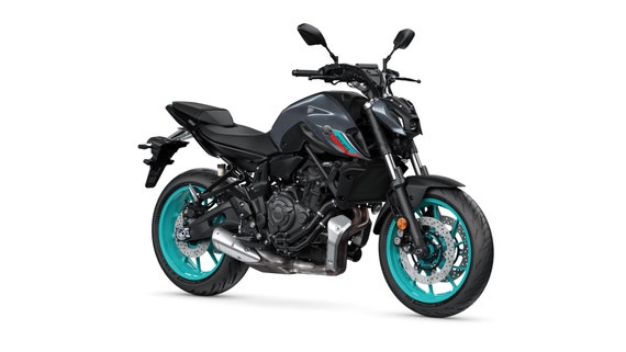 YAMAHA MT07 FZ07 2022 Factory Cyan - Ready to Print Vector Digital