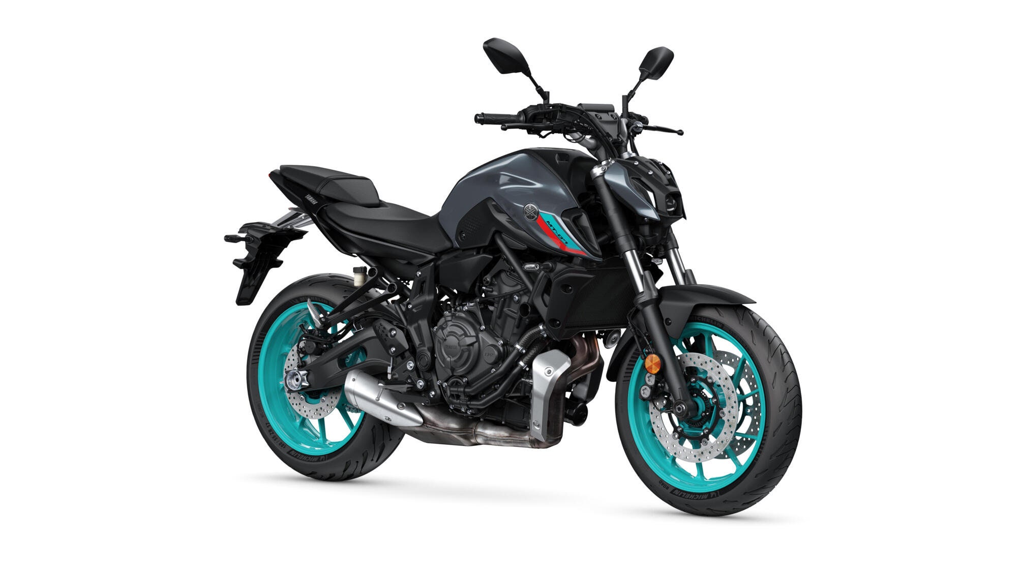 YAMAHA MT07 FZ07 2022 Factory Cyan - Ready to Print Vector Digital