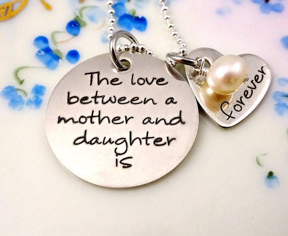 Mother Daughter Jewelry the Love Between Mother and Daughter | Etsy