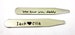 We Love You Daddy Collar Stays  - Set of Two - Custom Collar Stays - Father's Day - Custom Names - Stays for Dad - Collar Stays for Grandpa 