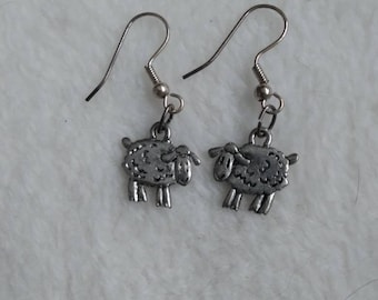 Fanciful Sheep Earrings