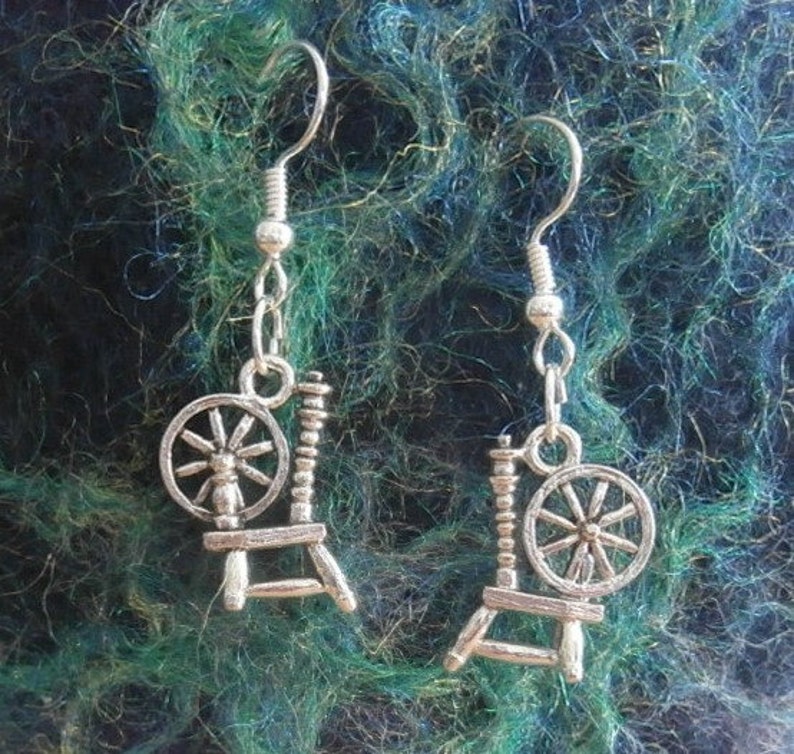 Spinning Wheel Earrings image 1