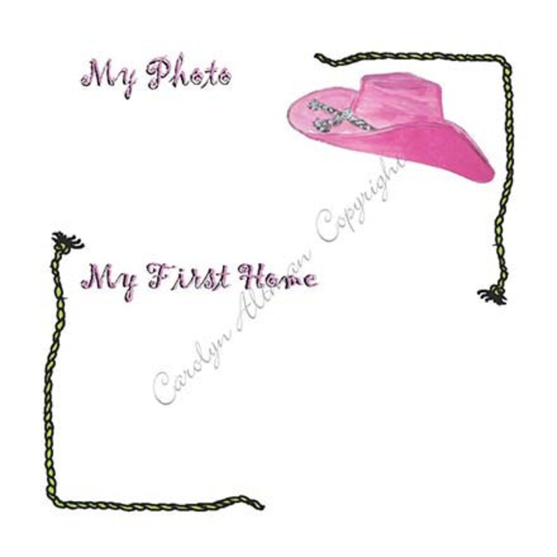 Little Cowgirl Baby Memory Book with Pink Bandana Etsy
