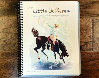 Personalized Little Buckaroo Baby Memory Book: Western Keepsake