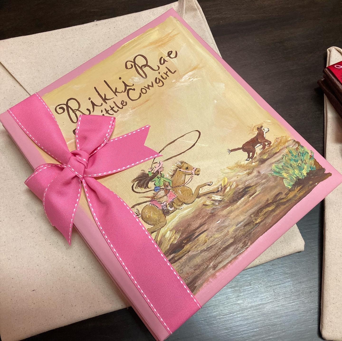 Cowgirl Keepsake Baby Calf Roper Baby Memory Book Cowgirl Etsy