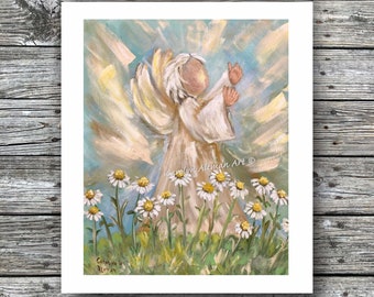 Joy Angel | The Angels Shouted for Joy Art Prints | Joy Angel Original Painting | Joy Angel Art Prints | Carolyn Altman Artist