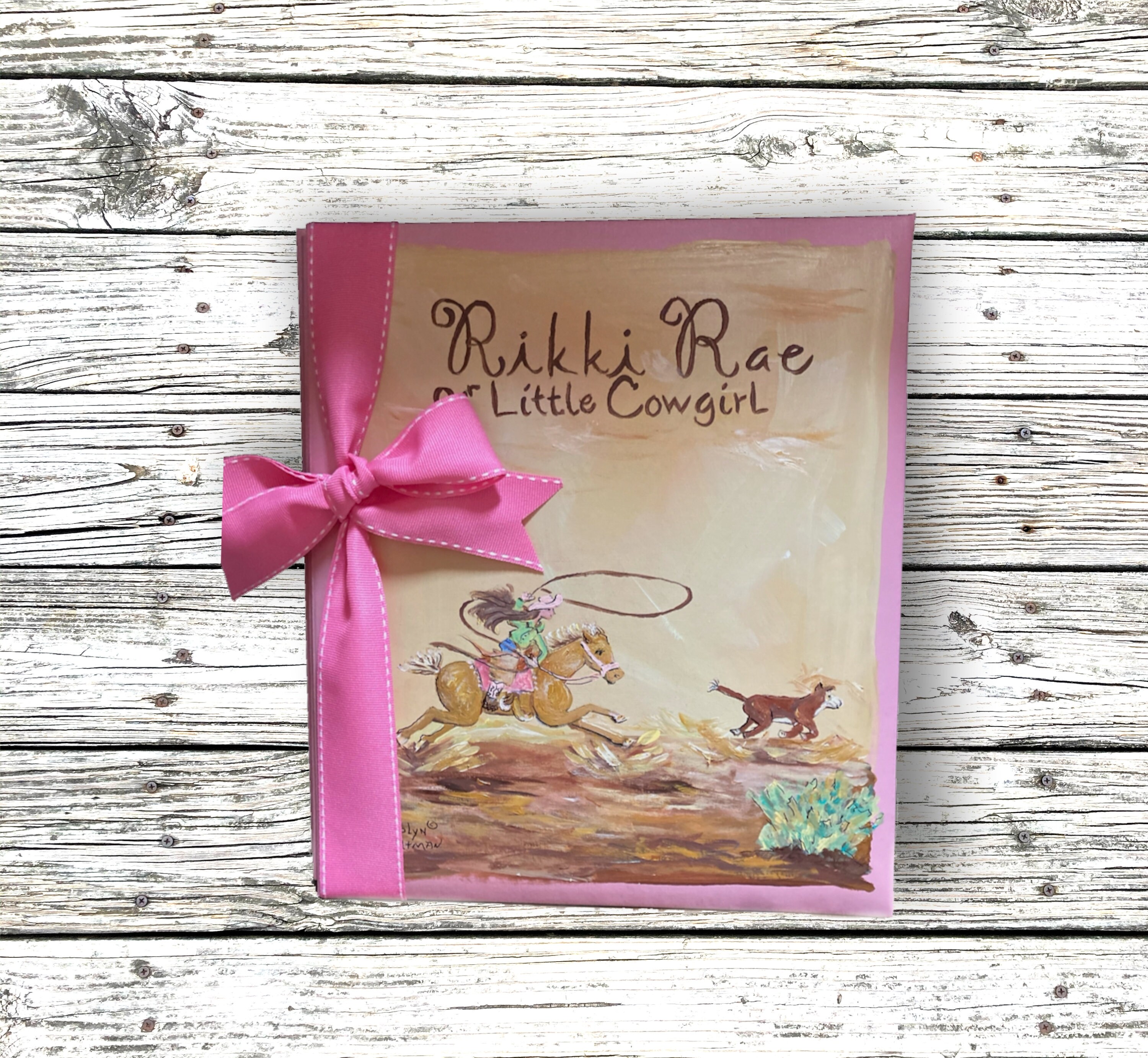 Cowgirl Keepsake Baby Calf Roper Baby Memory Book Cowgirl Etsy