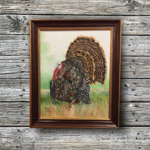 Wild Turkey Fine Original Painting, Note Cards, Art Prints, Carolyn Altman, Artist