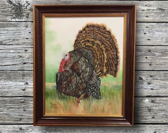 Wild Turkey Fine Original Painting, Note Cards, Art Prints, Carolyn Altman, Artist